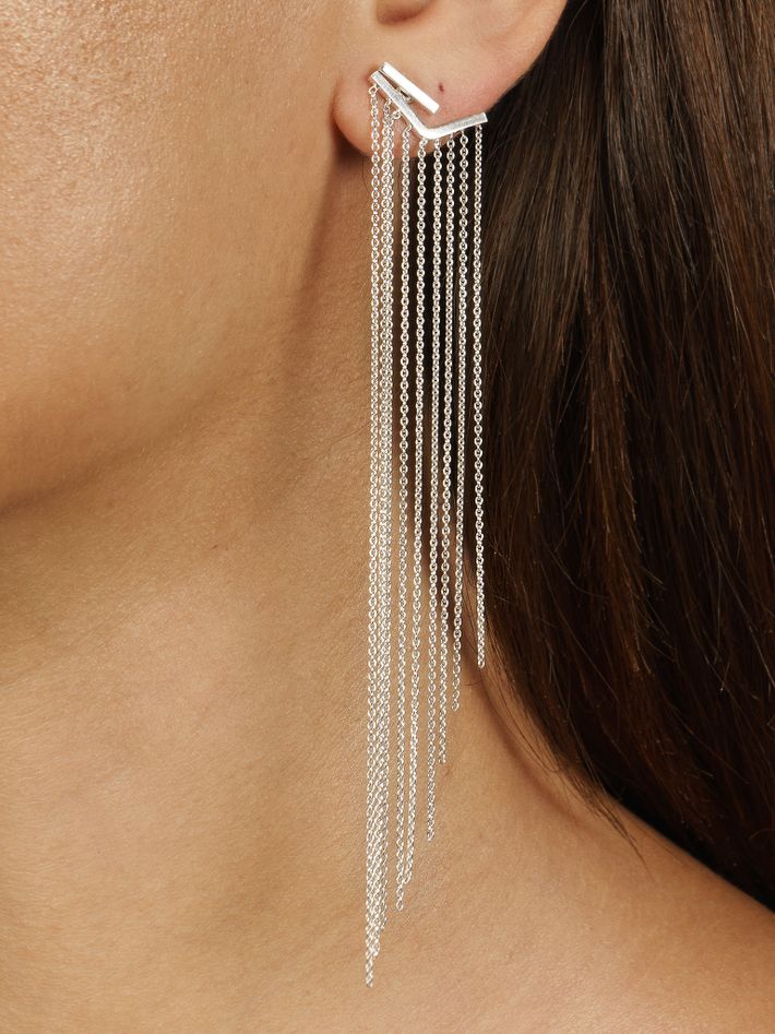 Tassel earrings long