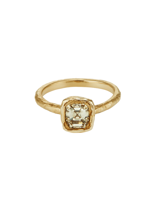 Lemon diamond engagement ring LI photo