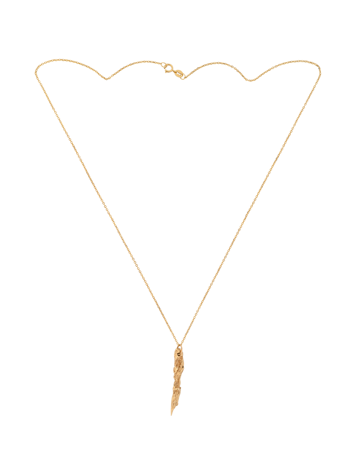 Shard gold pendant necklace V