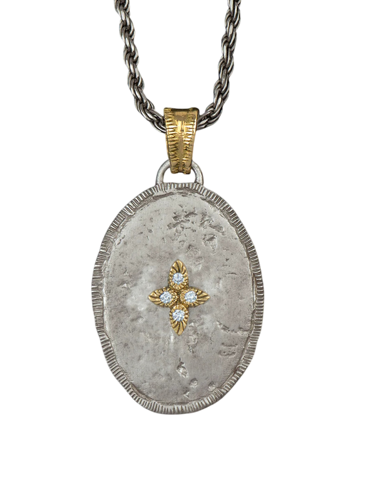 Solis Lux Oval MM Diamond Star Pendant photo