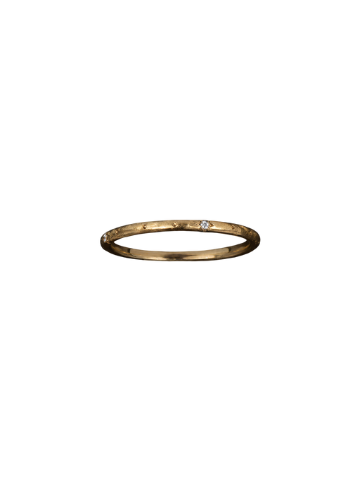 Marion Ring 4 White Diamonds Yellow Gold photo