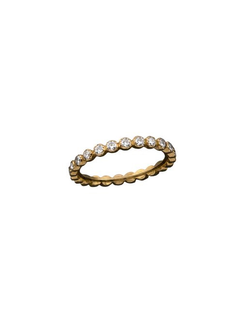 Honey Fullmoon yellow gold wedding ring photo