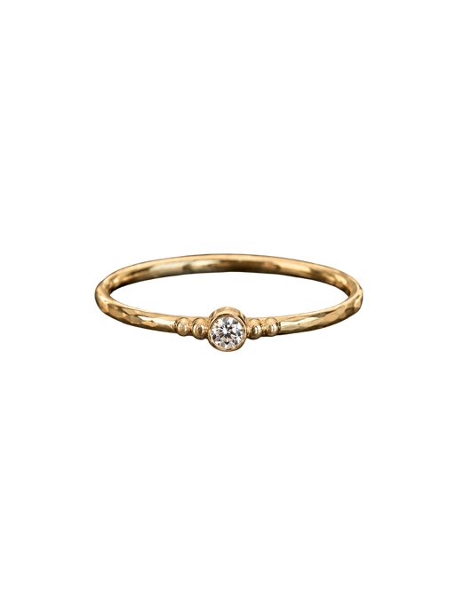 Rhea 0.050ct Diamond Yellow Gold Ring photo