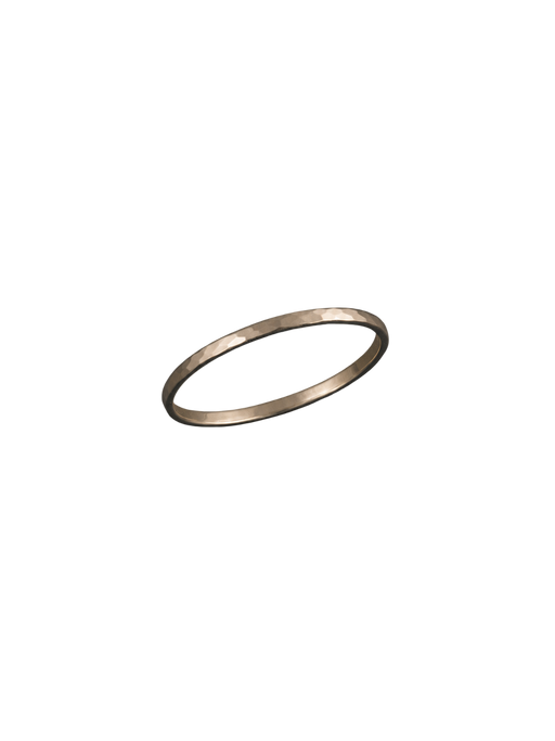 Mon Chéri large hammered gold wedding ring photo