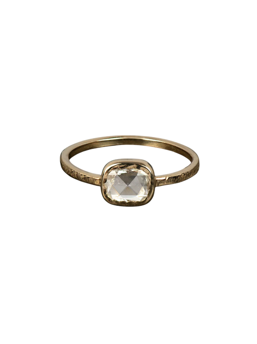 Cassiel Ring Rose Cut Diamond Yellow Gold photo