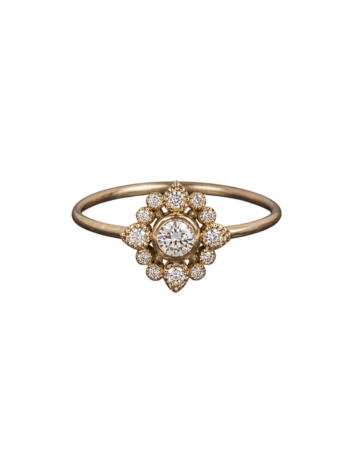 Sagan Baby diamond ring 0.16ct yellow gold photo