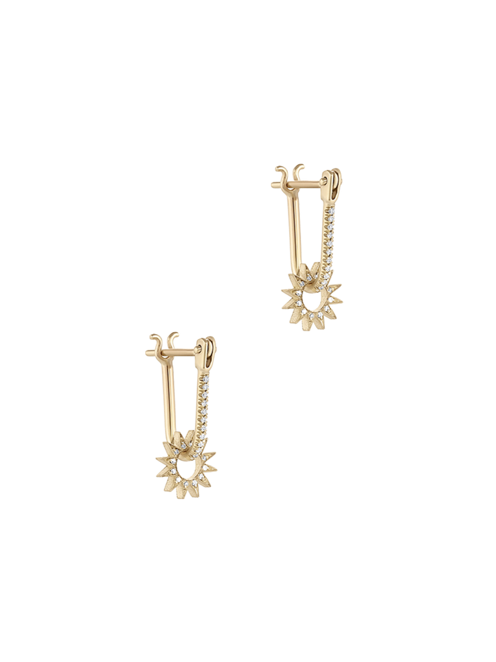 Pavé baby spur earring