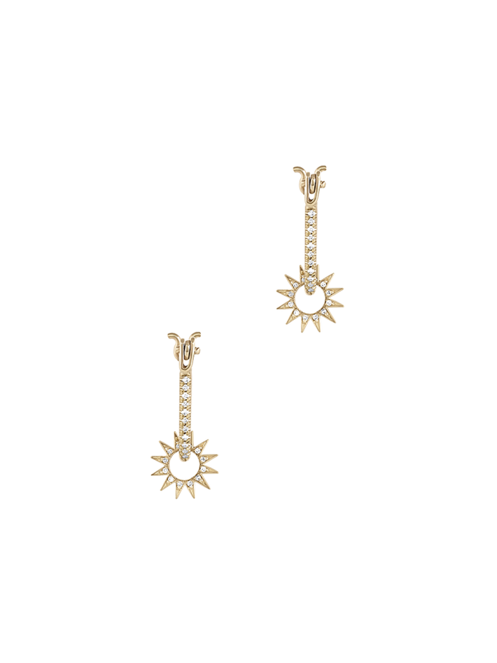 Pavé baby spur earring