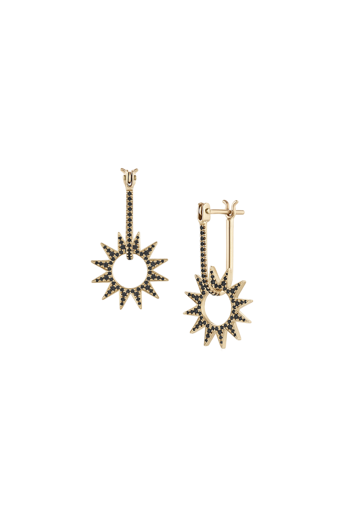 Pavé mini spur earring