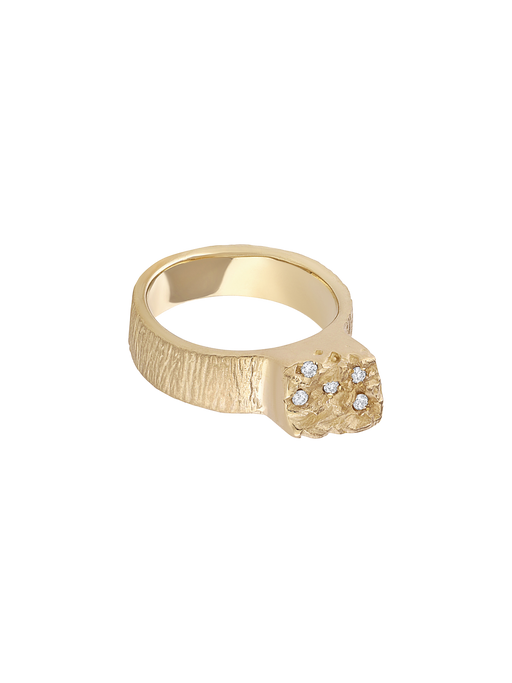 Ice cap diamond ring photo