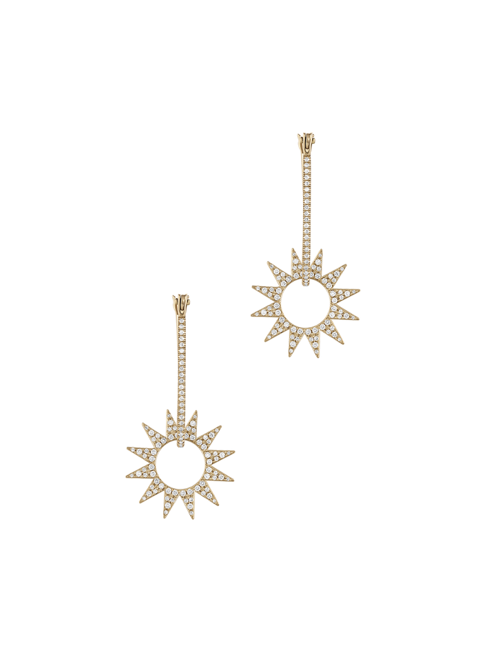 Pavé spur earring