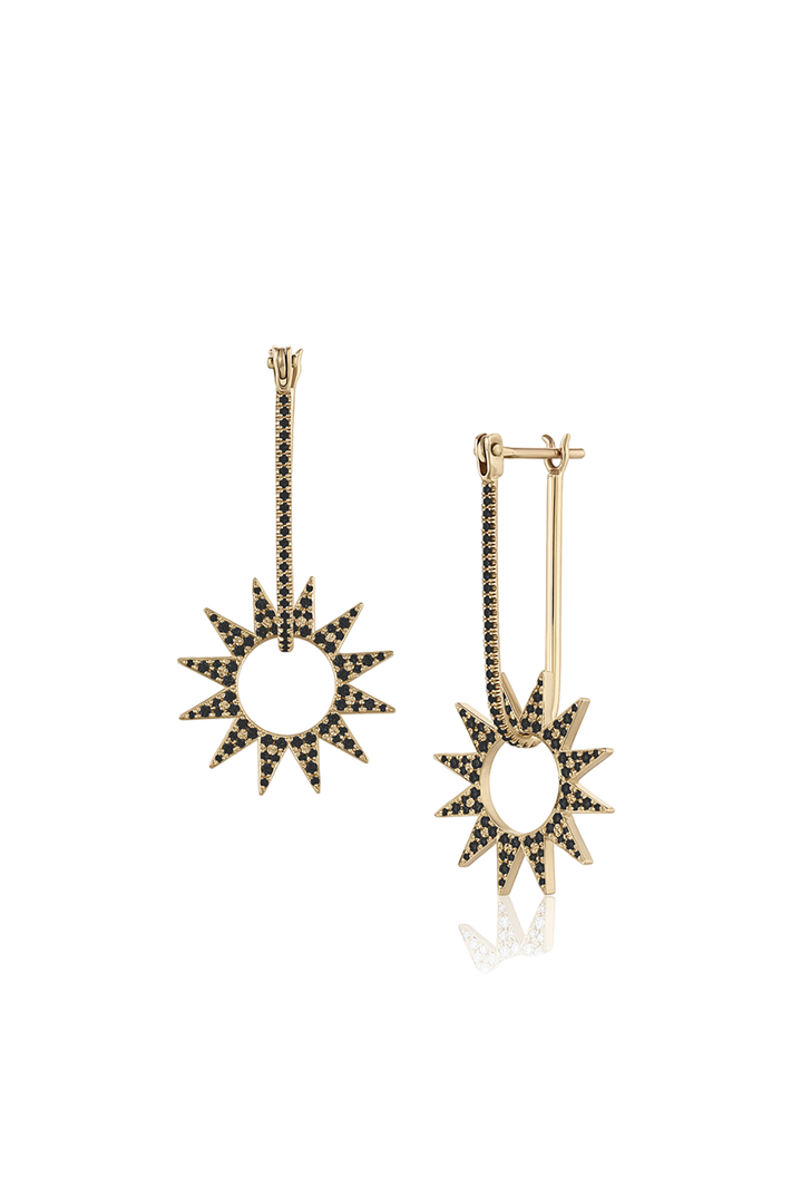 Pavé spur earring