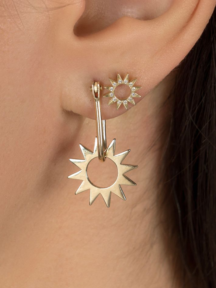 Mini spur earring