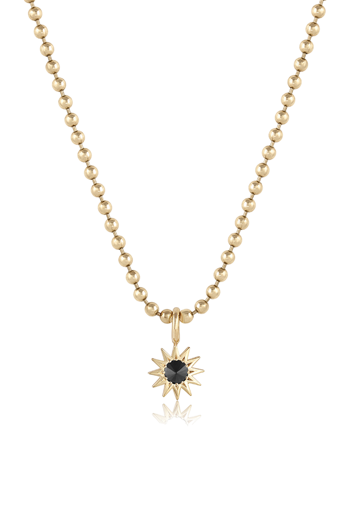 Inverted diamond spur pendant