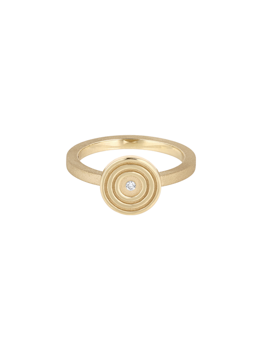 Cosmos ring with white diamond photo