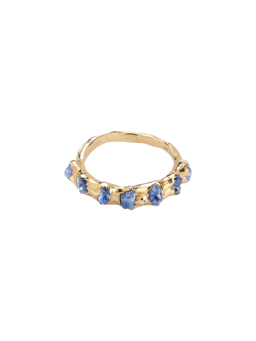 Unity blue sapphire ring photo