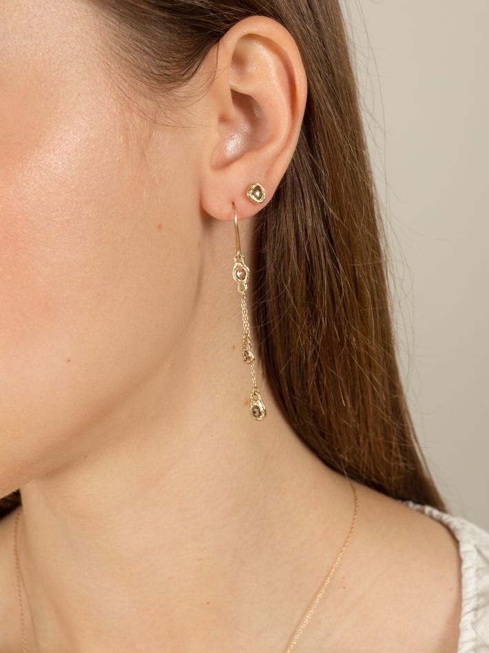 Mirage cascade earrings