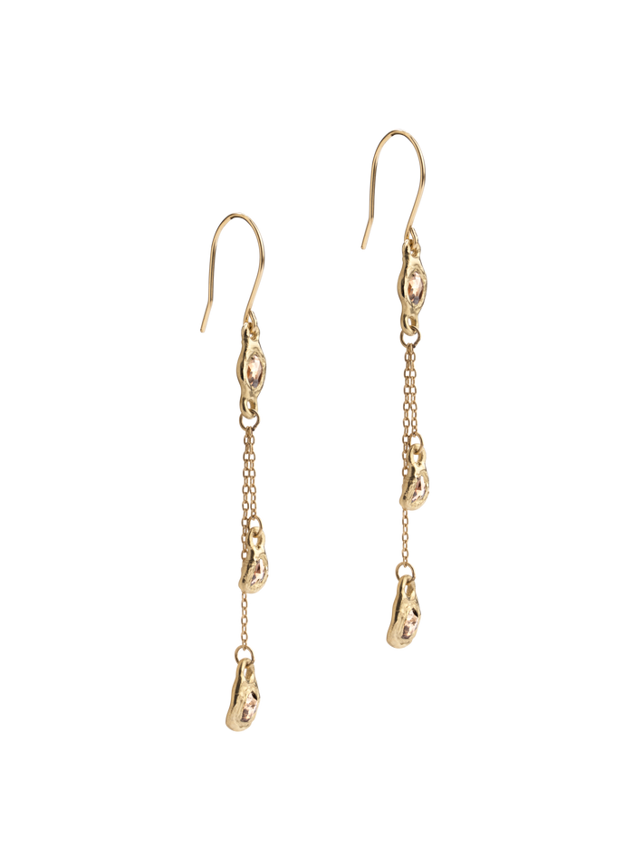 Mirage cascade earrings