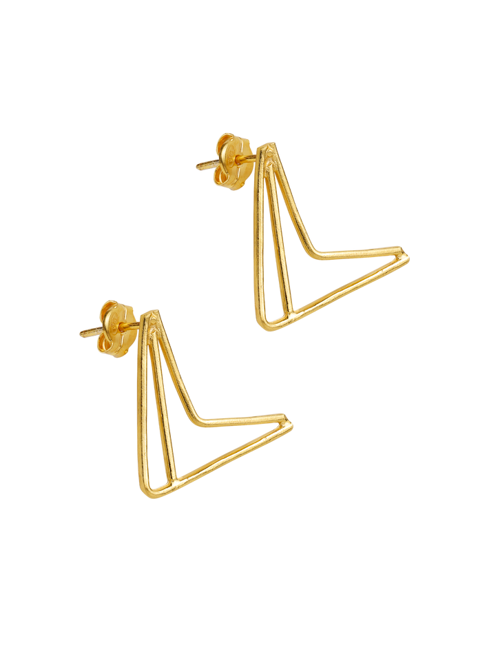 Festival earrings gold