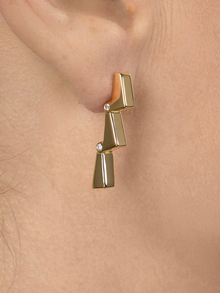 Hinged earrings