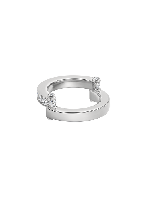 Hinged pavé ring photo