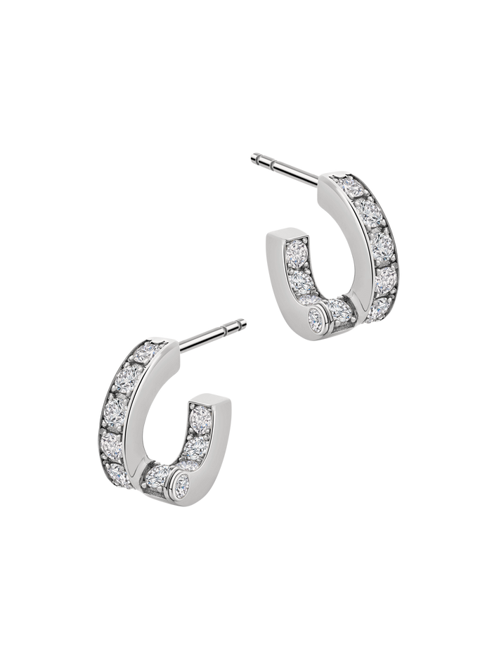 Coil pavé hoops