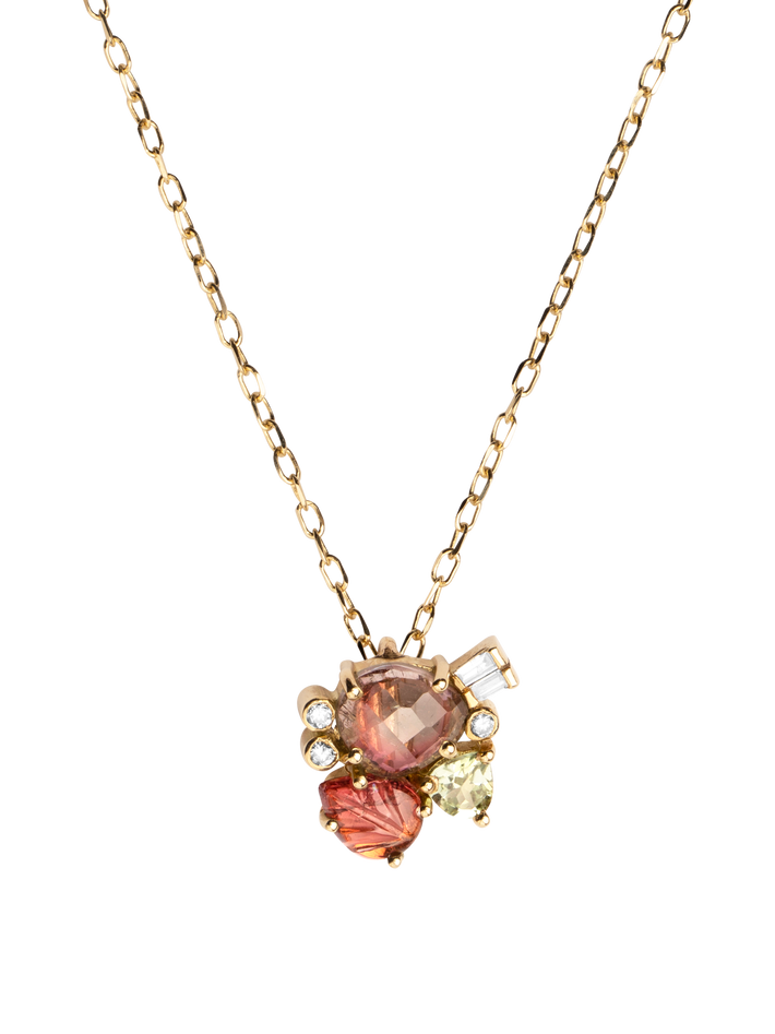 Flor berry power necklace