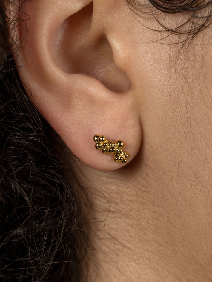 Asymmetrical stud earrings sale