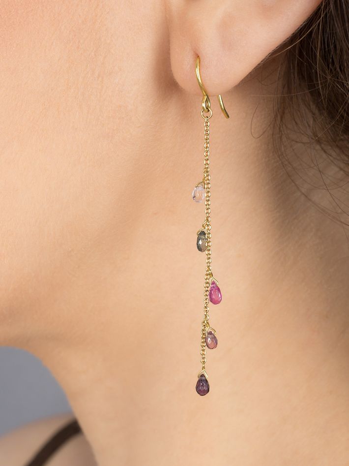 Sapphire earrings