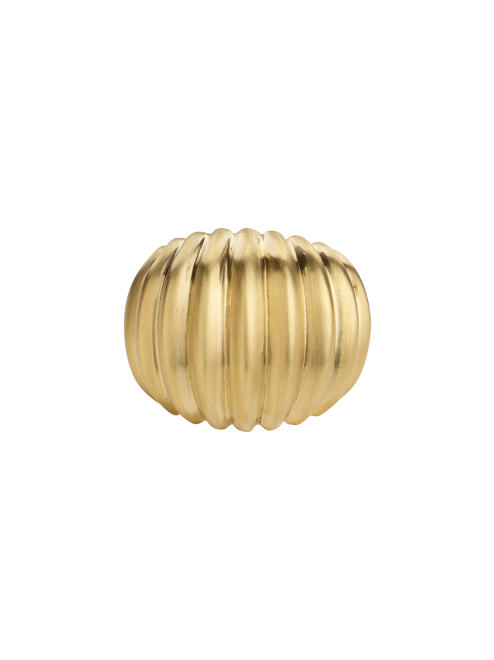 Gold dune ring