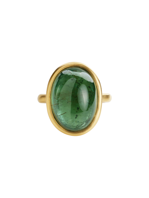 Green tourmaline ring photo