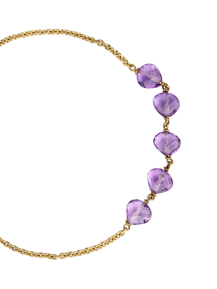 Amethyst bracelet