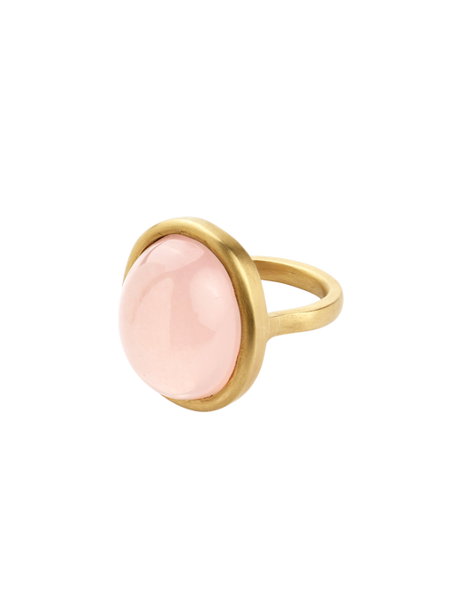 Rose quartz ring photo