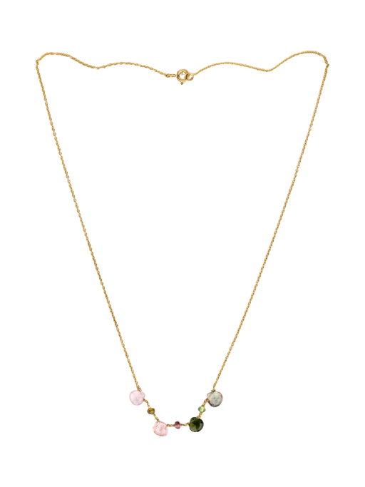 Tourmaline chain necklace photo