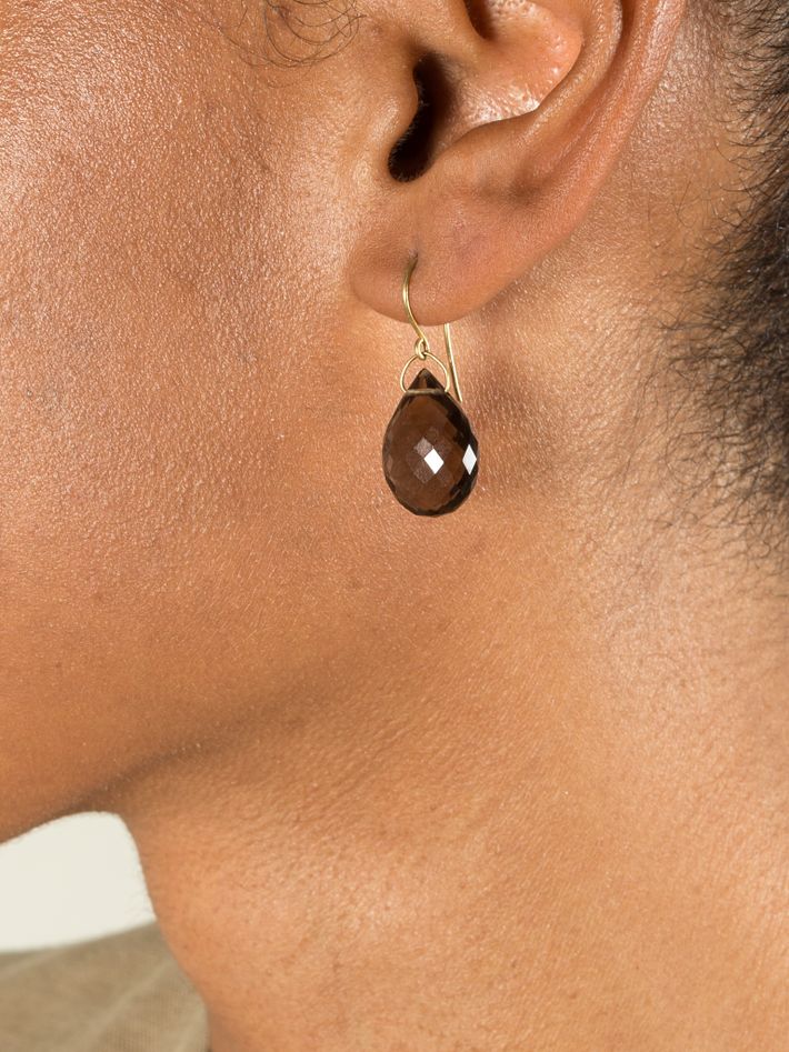 Smokey quartz earrings