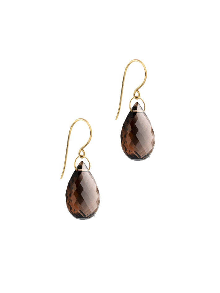 Smokey quartz earrings