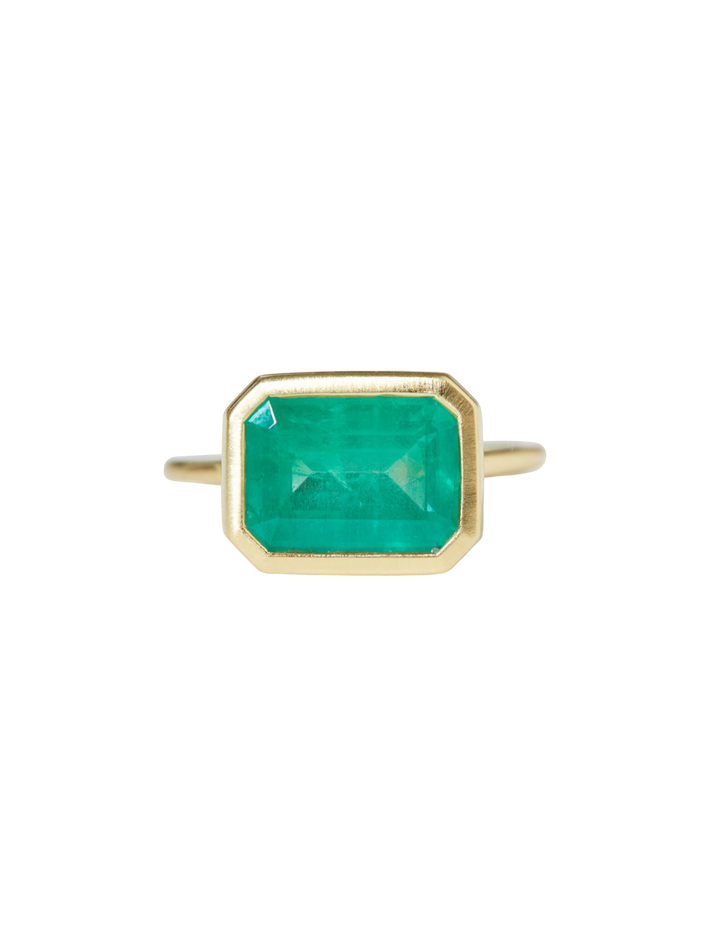 Art deco emerald ring 