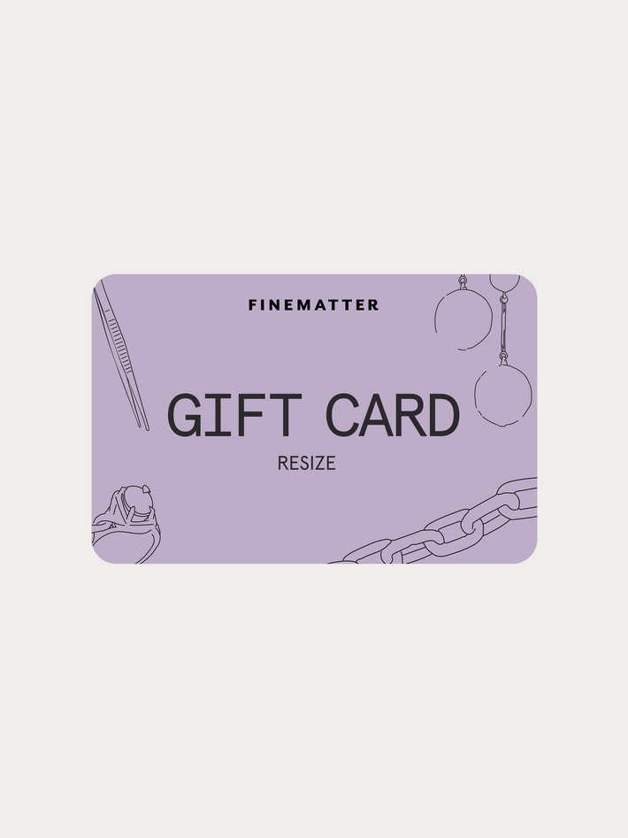 Resize gift card