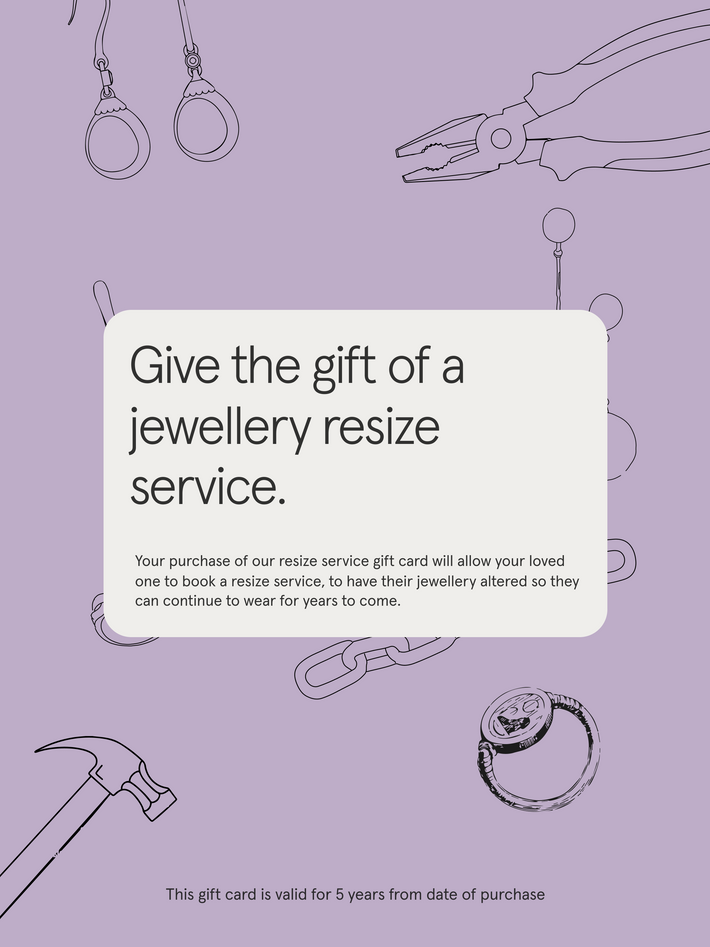 Resize gift card