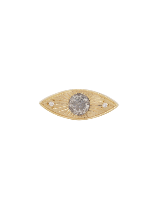 Salt & pepper petite third eye ring (Refurbished) photo