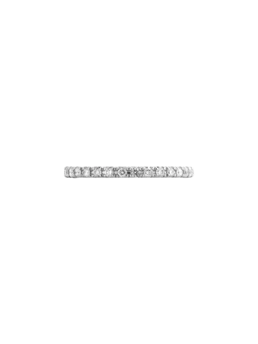 Petite grace eternity ring, 1,8 mm, white photo