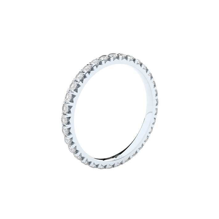 Petite grace eternity ring, 1,8 mm, white