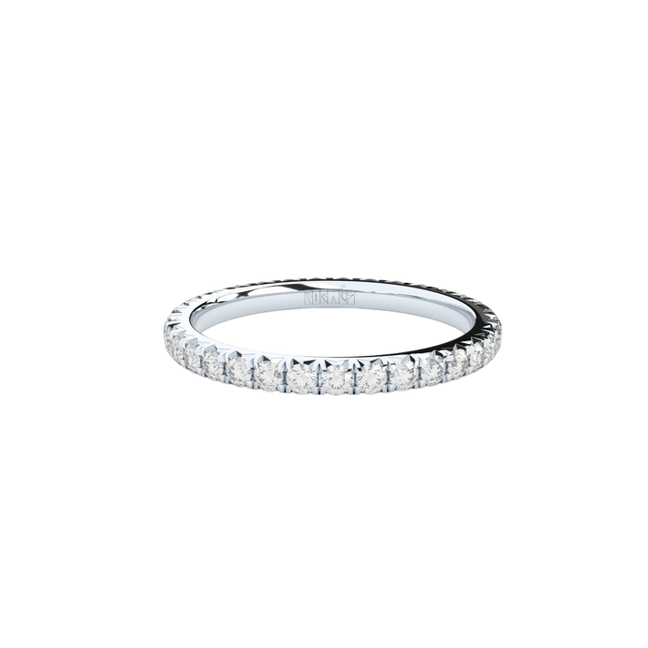 Petite grace eternity ring, 1,8 mm, white