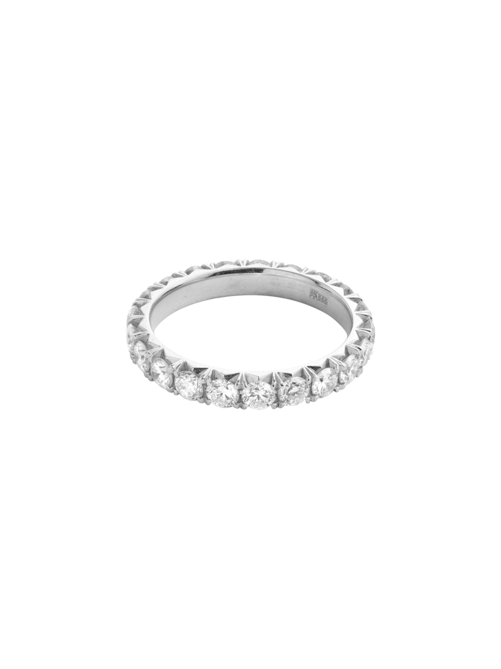 Grace eternity ring, 2,4 mm, white