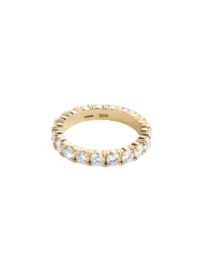 Reflection luxury eternity ring, ~2,65 ct, 3,5 mm, yellow