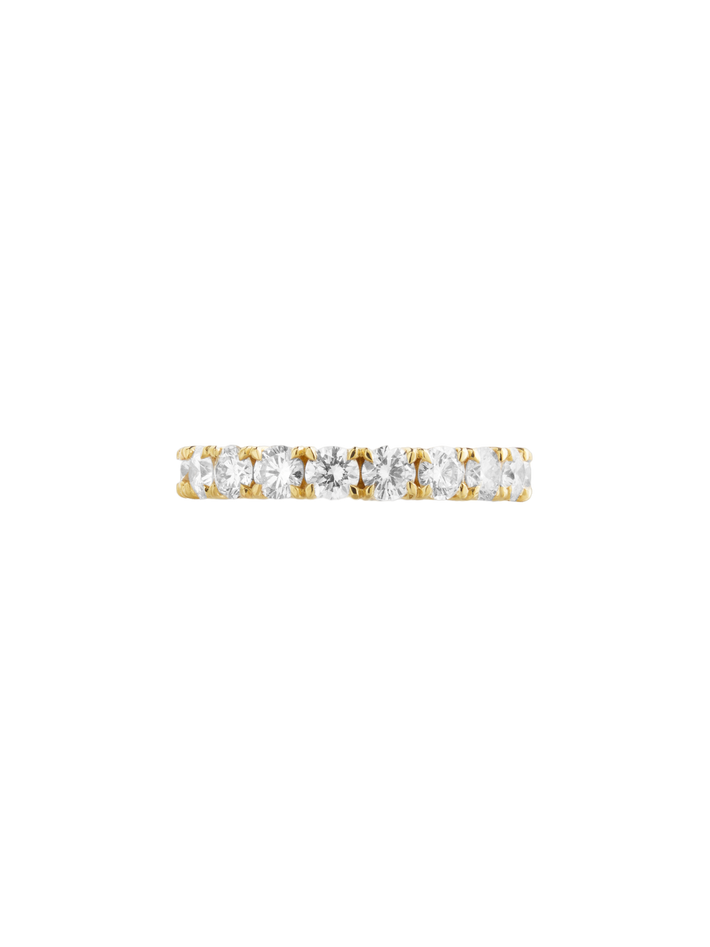 Reflection luxury eternity ring, ~2,65 ct, 3,5 mm, yellow