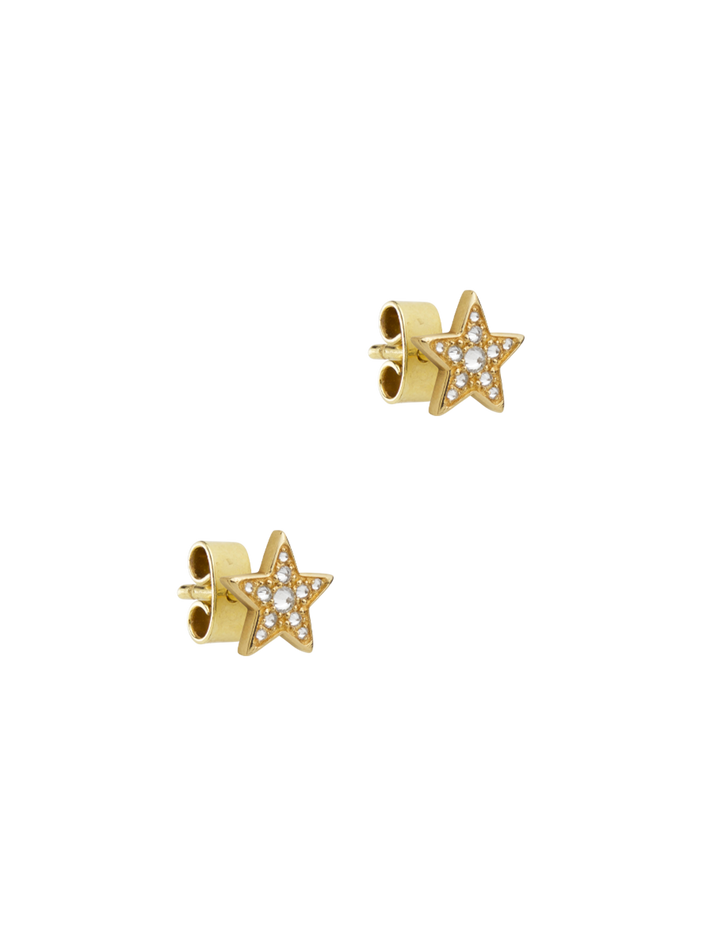 Cosmos star earring, 1 pc, yellow