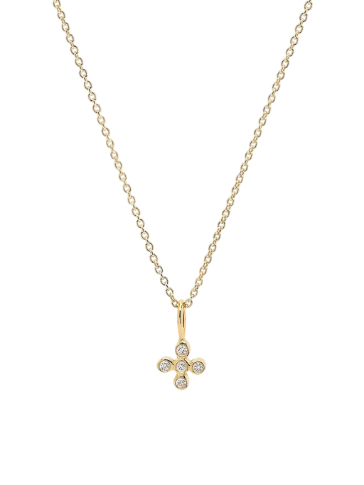 Mini Diamond Cross Pendant photo