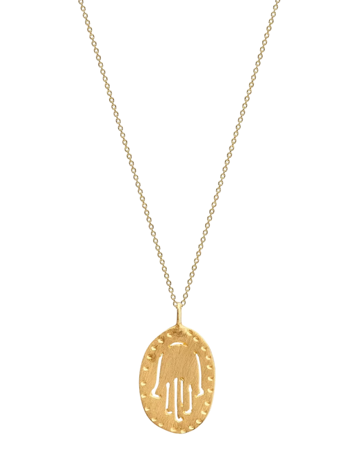 Symbol Plate Hamsa Pendant photo