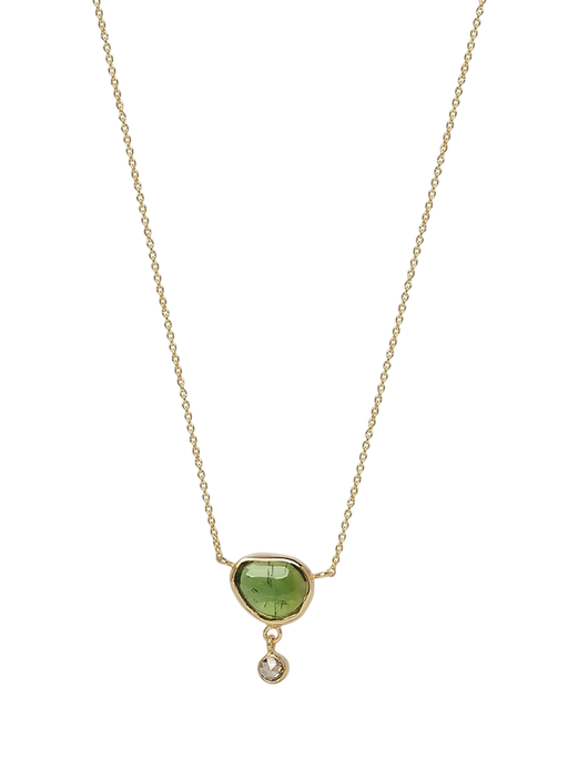 Green Tourmaline Romance Pendant photo